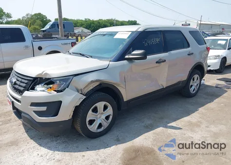 2016 Ford Police Interceptor из США, поврежденный, VIN 1FM5K8AR3GGA97588